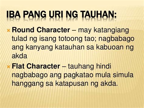 ano ang tauhang lapad|Mga Uri Ng Tauhan sa Kwento Flashcards .